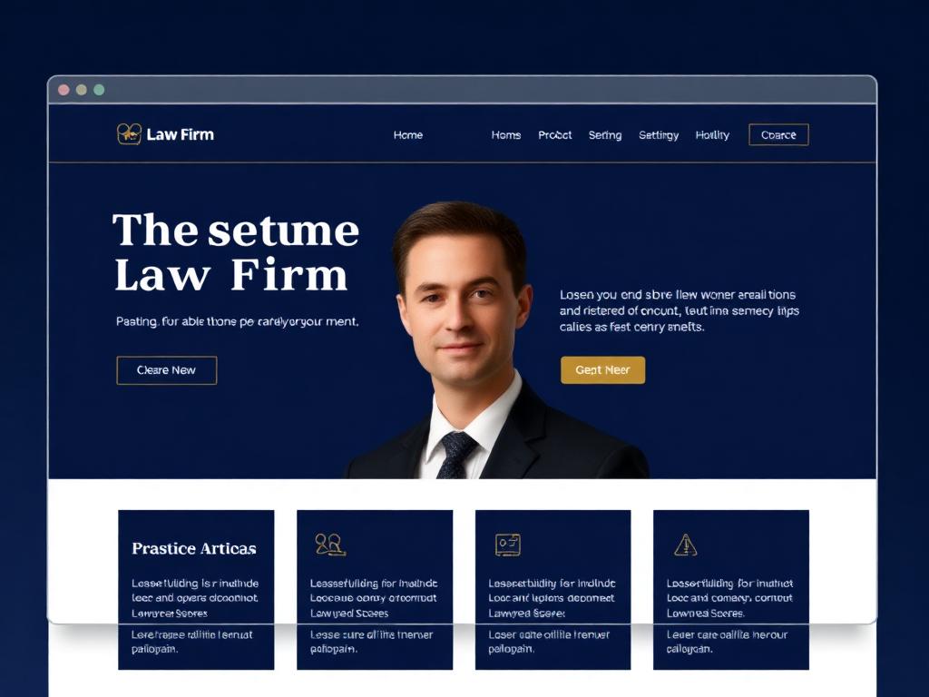 Prestige Legal Group — Professional Services website preview