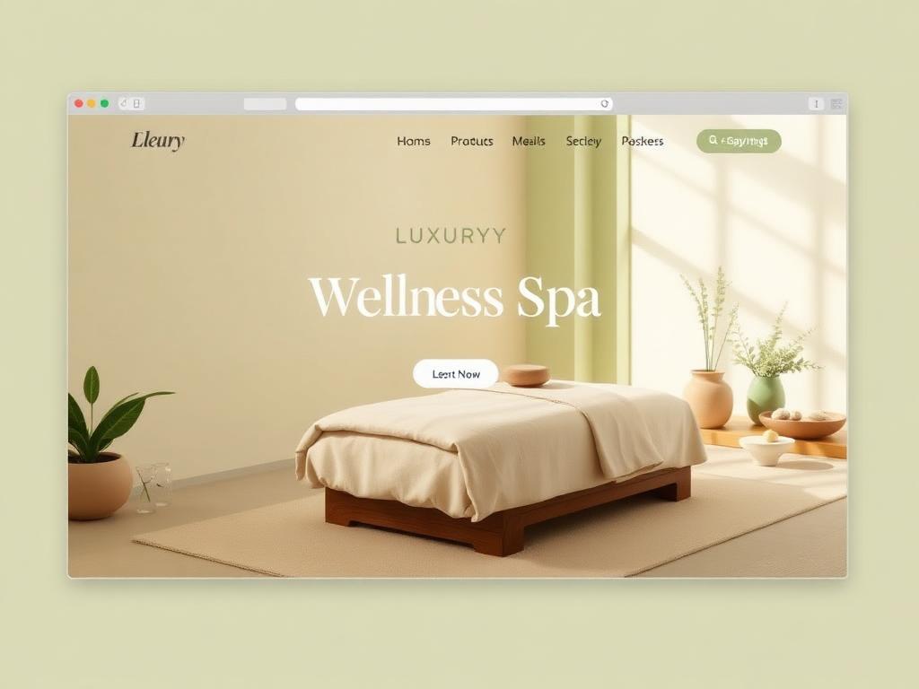 Serenity Wellness — Health & Wellness website preview